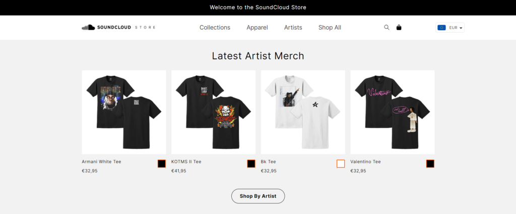 SoundCloud Store